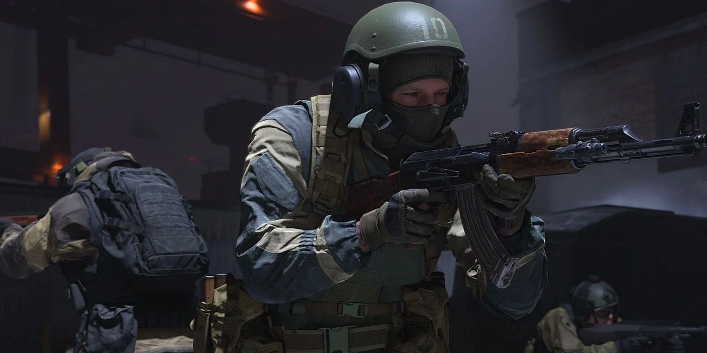 Modern Warfare soldier with AK47