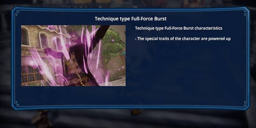 One Piece Pirate Warriors 4: The Tutorial Prompt For Technique-Type Characters