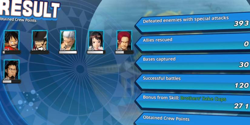 One Piece Pirate Warriors 4: An Example Of How Certain Skills Help Raise Your Crew Level