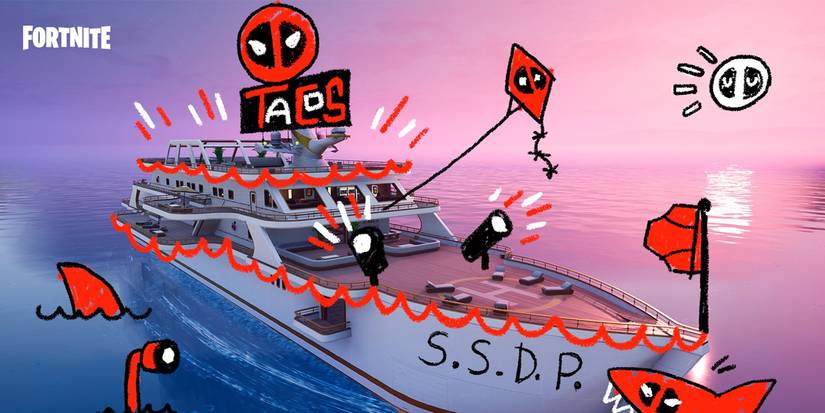 Starting April 3rd, Deadpool takes over Fortnite Yacht