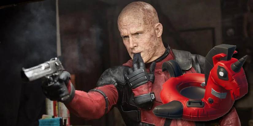 Deadpool Unicorn Floaty Toy