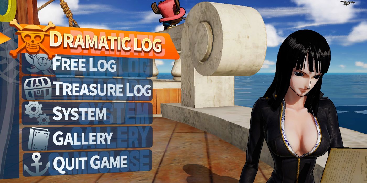 One Piece Pirate Warriors 4: An Example Of What It Looks Like Selecting The Dramatic Log