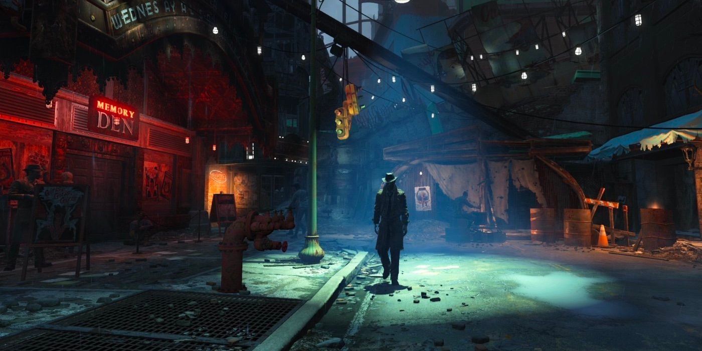 Fallout 4 - Nick Valentine walking