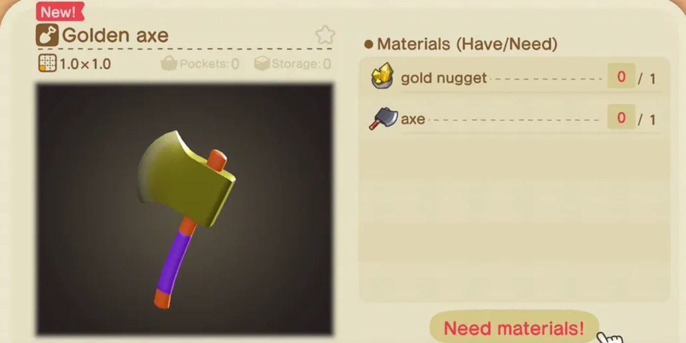 How to Get the Golden Axe for Animal Crossing New Horizons