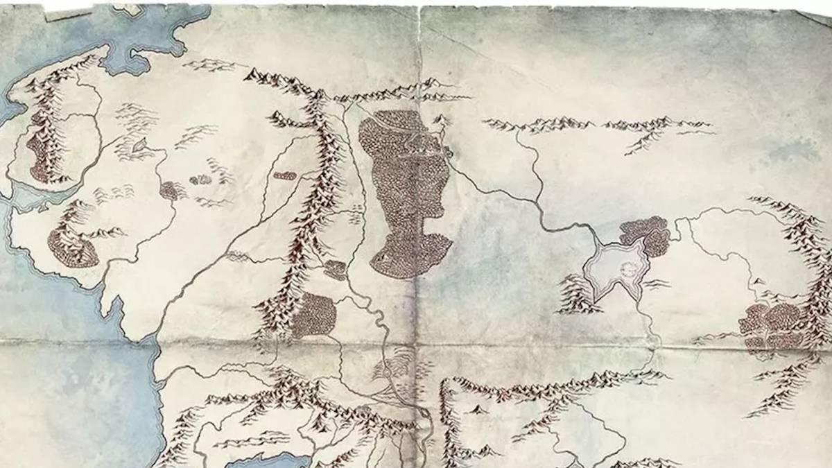 Lord of the Rings Amazon TV Series Middle-earth Map Amazon