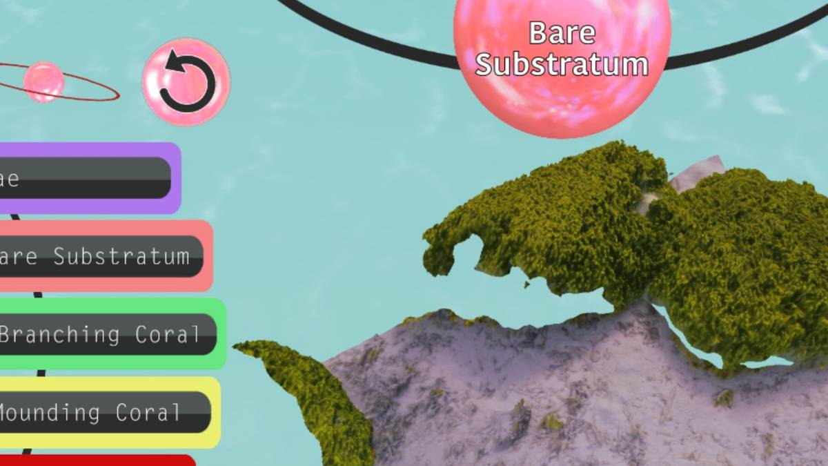 NeMO Net, NASA video game, coral