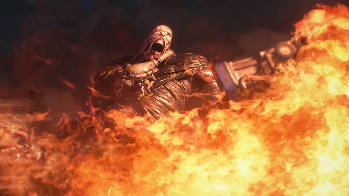 Nemesis Resident Evil 3 Flamethrower