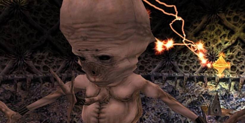 Nihilanth in his chamber on Xen in Half-Life