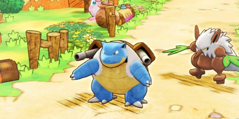 Pokemon Mystery Dungeon Rescue Team DX Blastoise Leading Team Hydro
