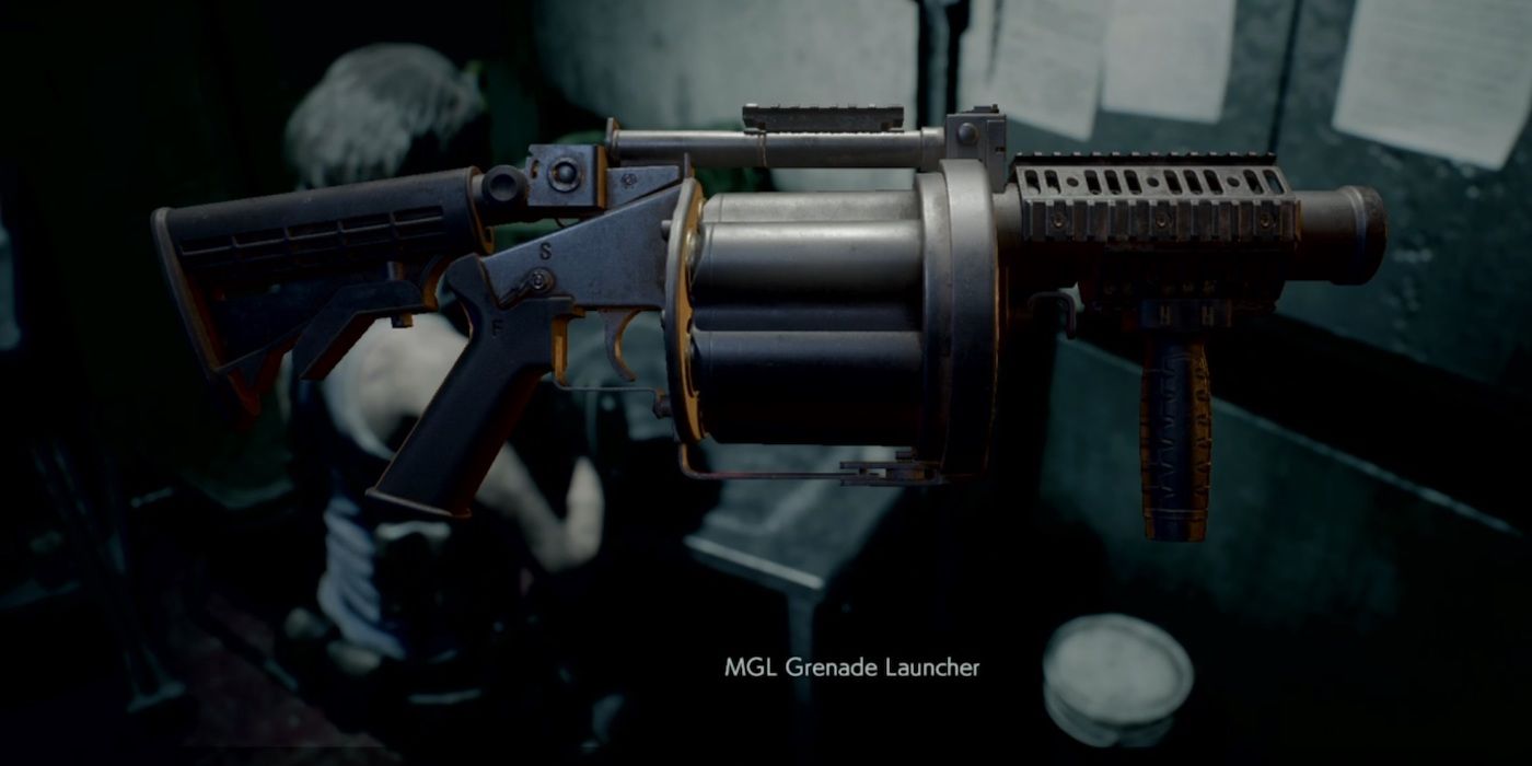Resident Evil 3 grenade launcher