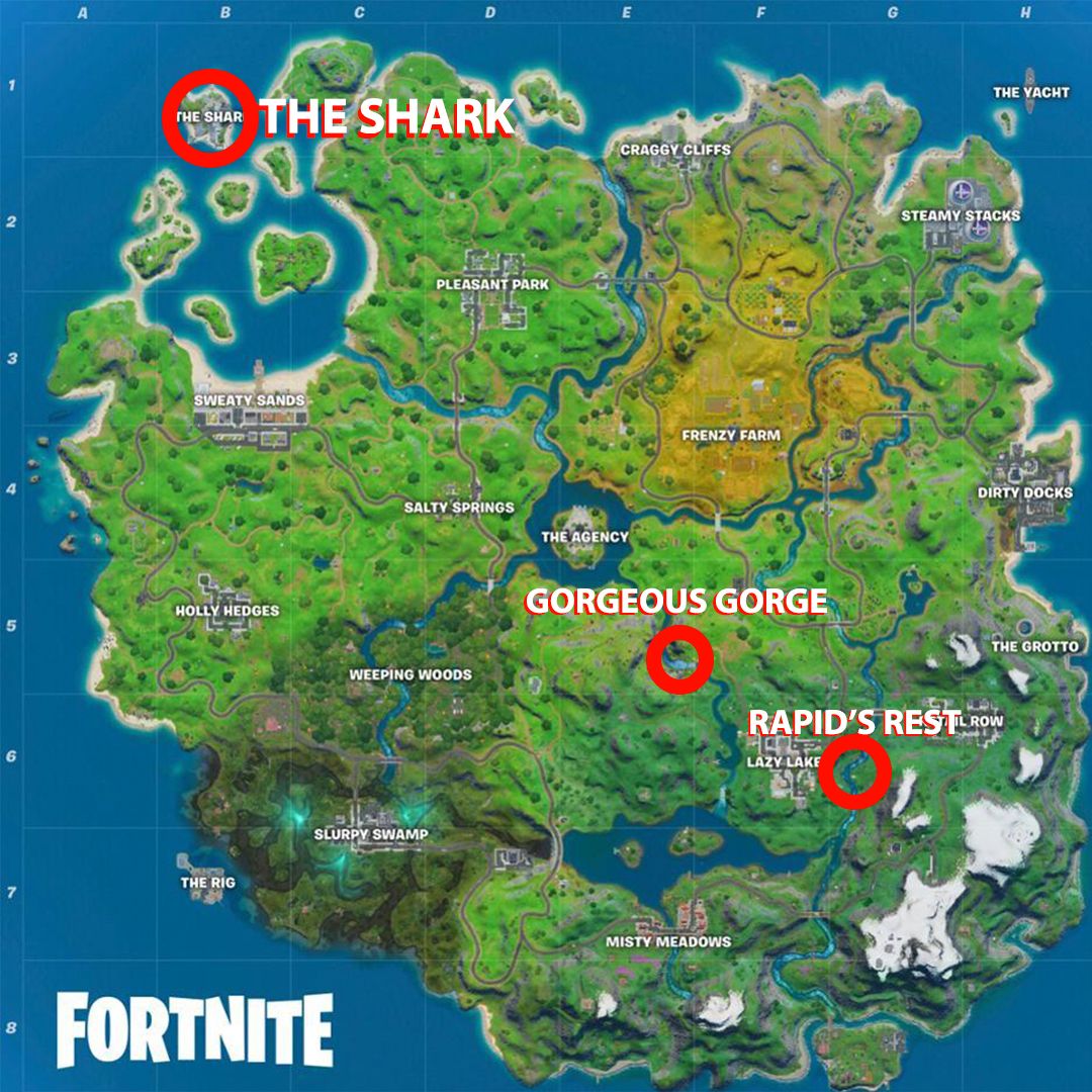 Where to find Week 7 Locations
