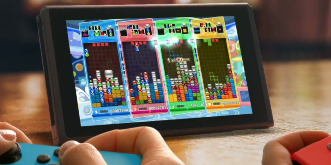 Switch Puyo Puyo Tetris tabletop