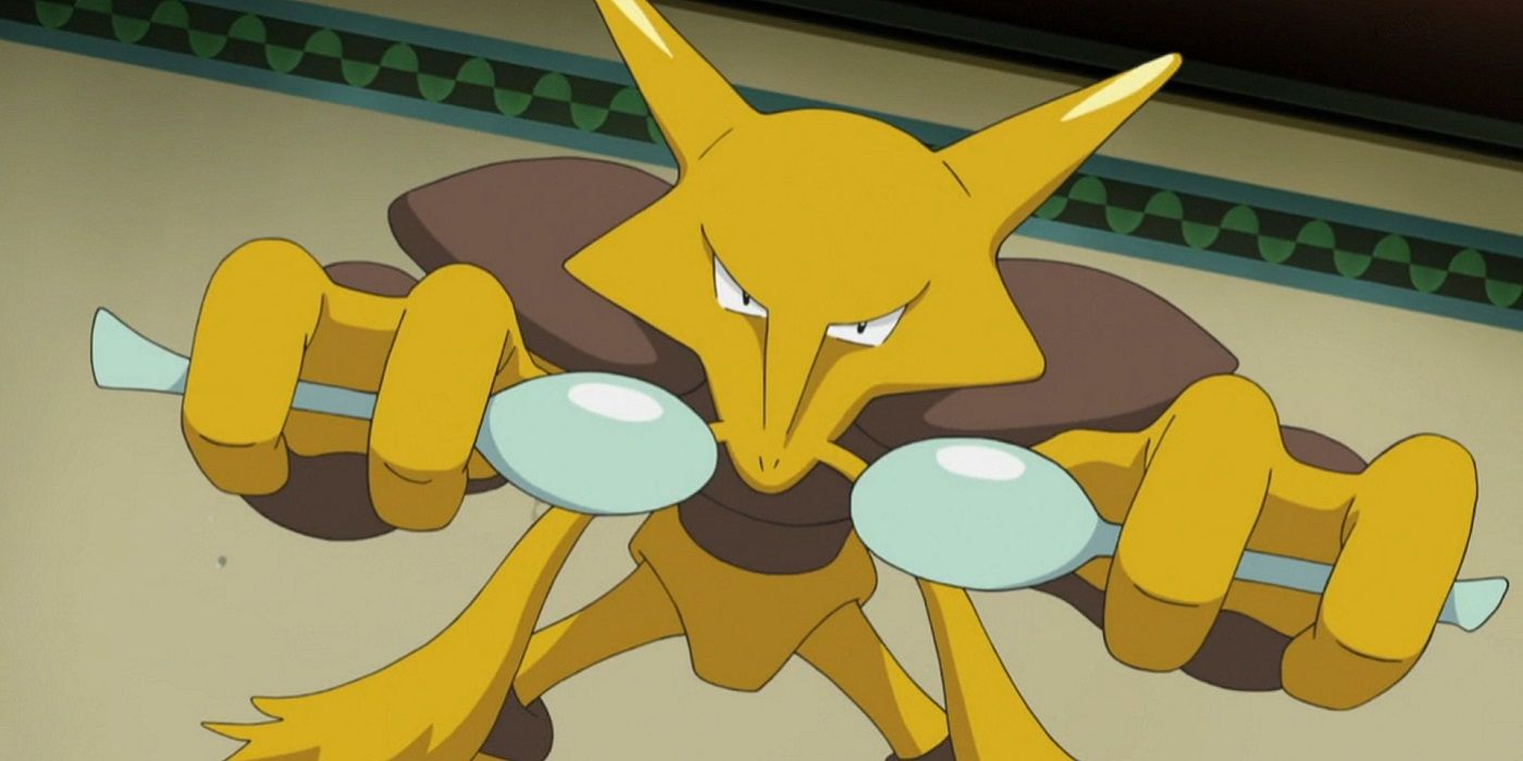 Alakazam in the pokemon anime