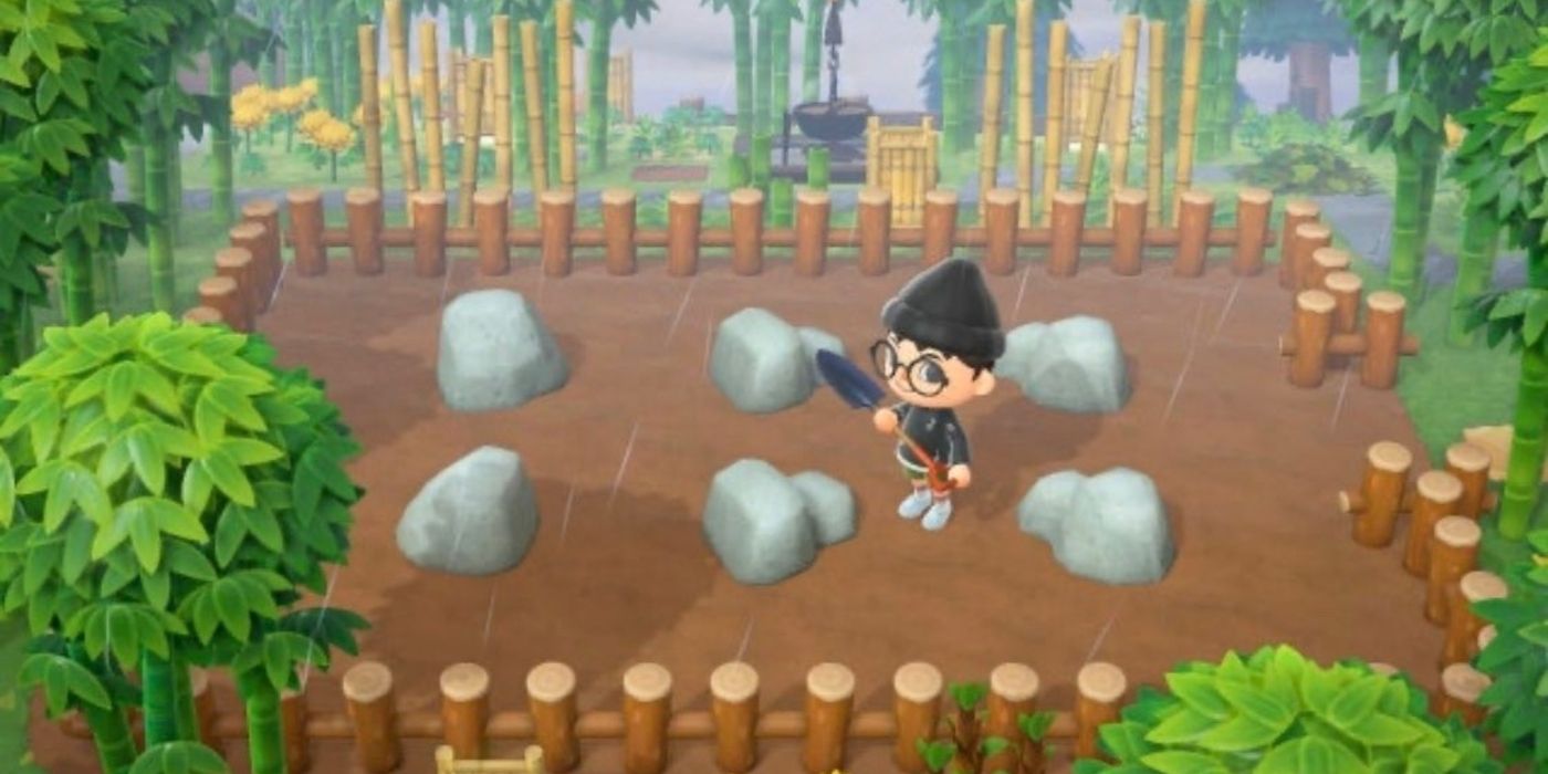 Animal Crossing - How to Pick Where Rocks Spawn