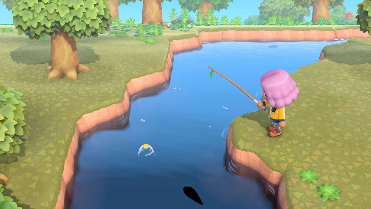 animal crossing fishing