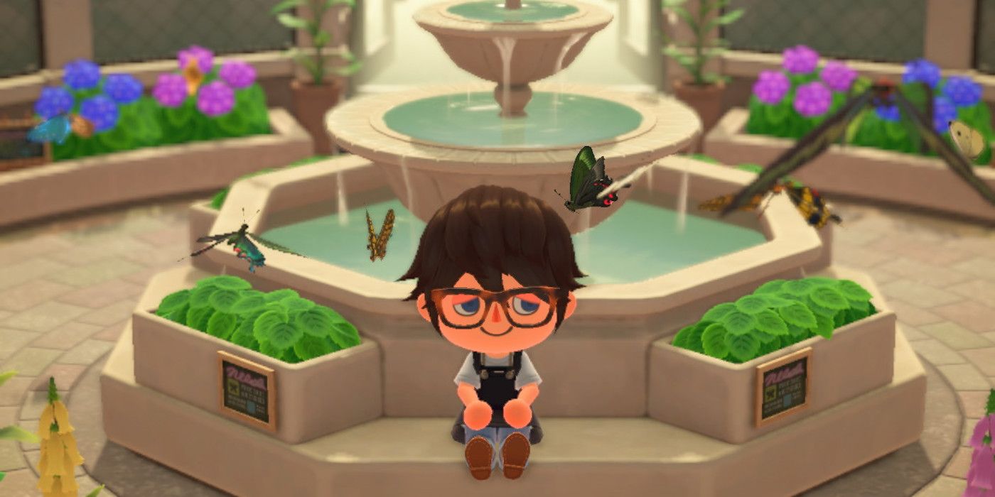 animal crossing new horizons butterfly room