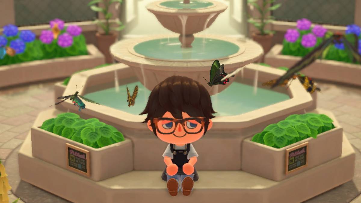 animal crossing new horizons butterfly room