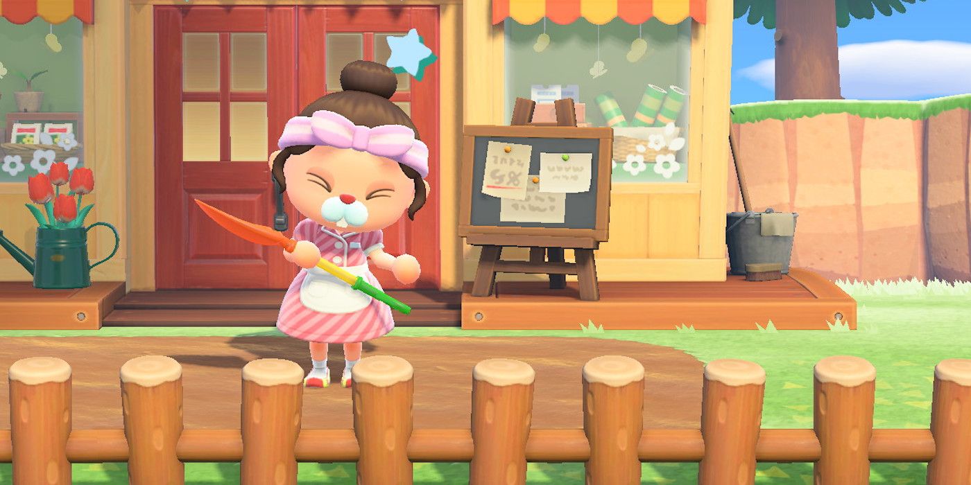 animal crossing new horizons colorful outdoorsy tools