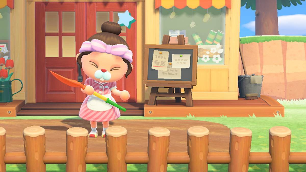 animal crossing new horizons colorful outdoorsy tools