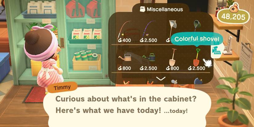 animal crossing new horizons colorful outdoorsy tools