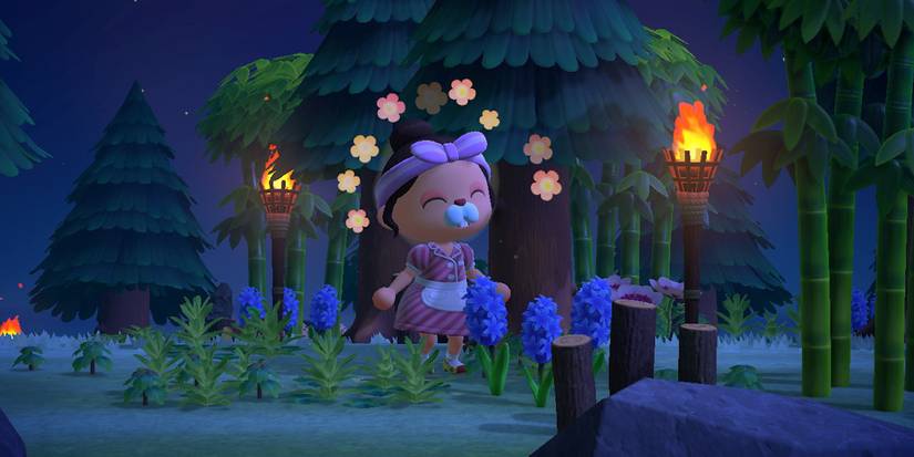animal crossing new horizons send gratitude with flowers