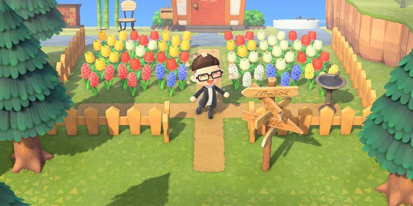Player standing on paths in Animal Crossing: New Horizons