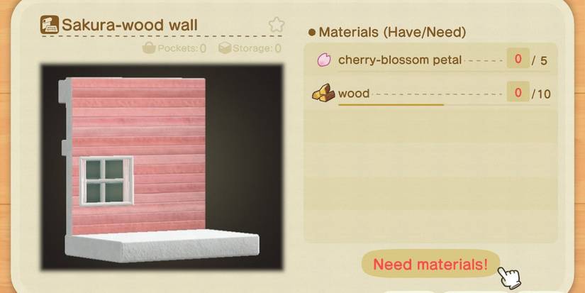 animal crossing new horizons cherry blossom items