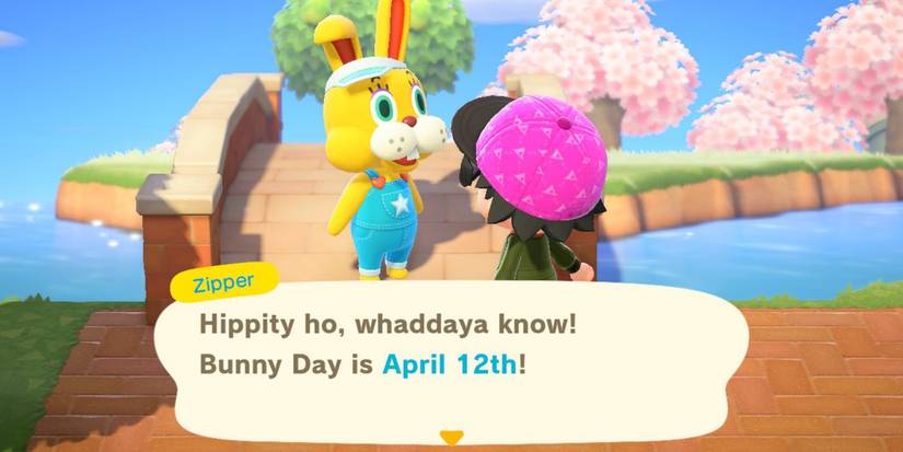animal crossing new horizons bunny day