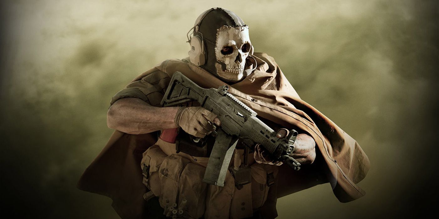Modern Warfare Ghost в газовой винтовке Warzone.