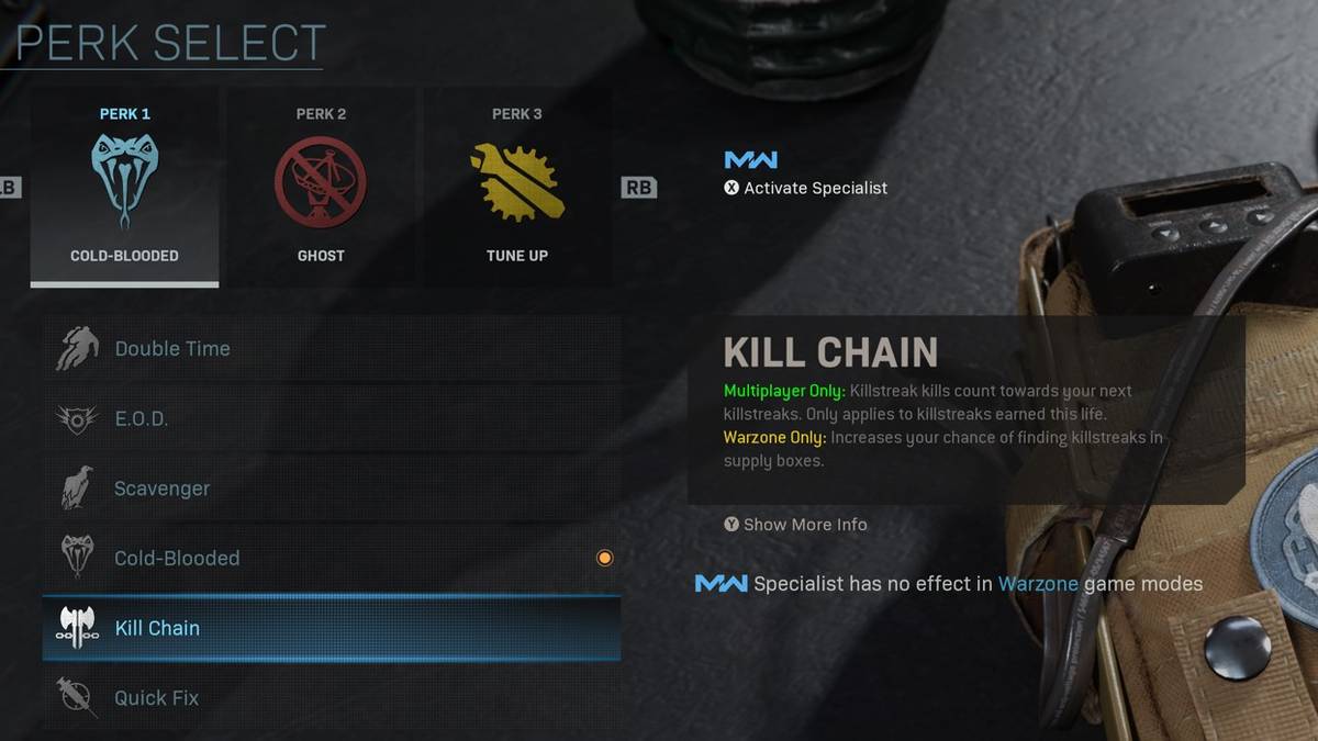 Call of Duty Warzone Perks