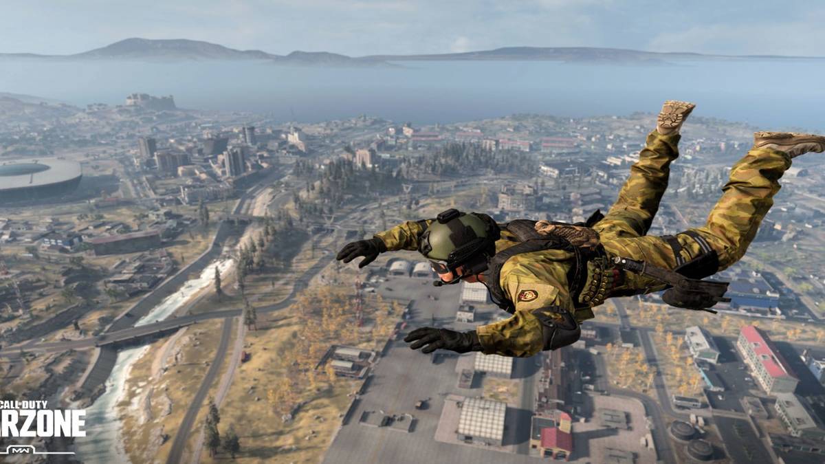 call of duty warzone player dropping