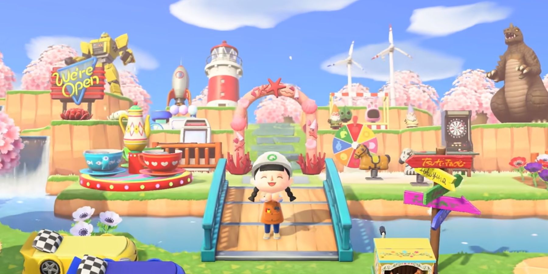 Animal Crossing New Horizons Cherry Blossom Wonderland Island
