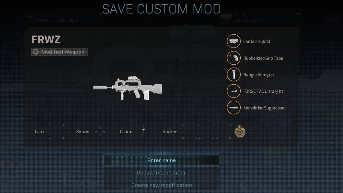 cod modern warfare and warzone attachments