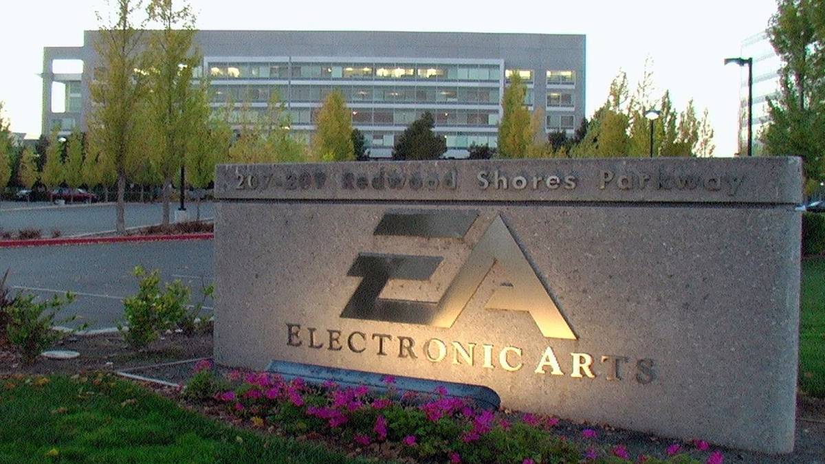 EA headquarters sign