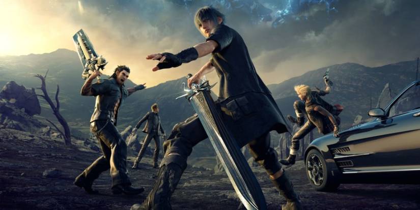 final-fantasy-15 noctis and team