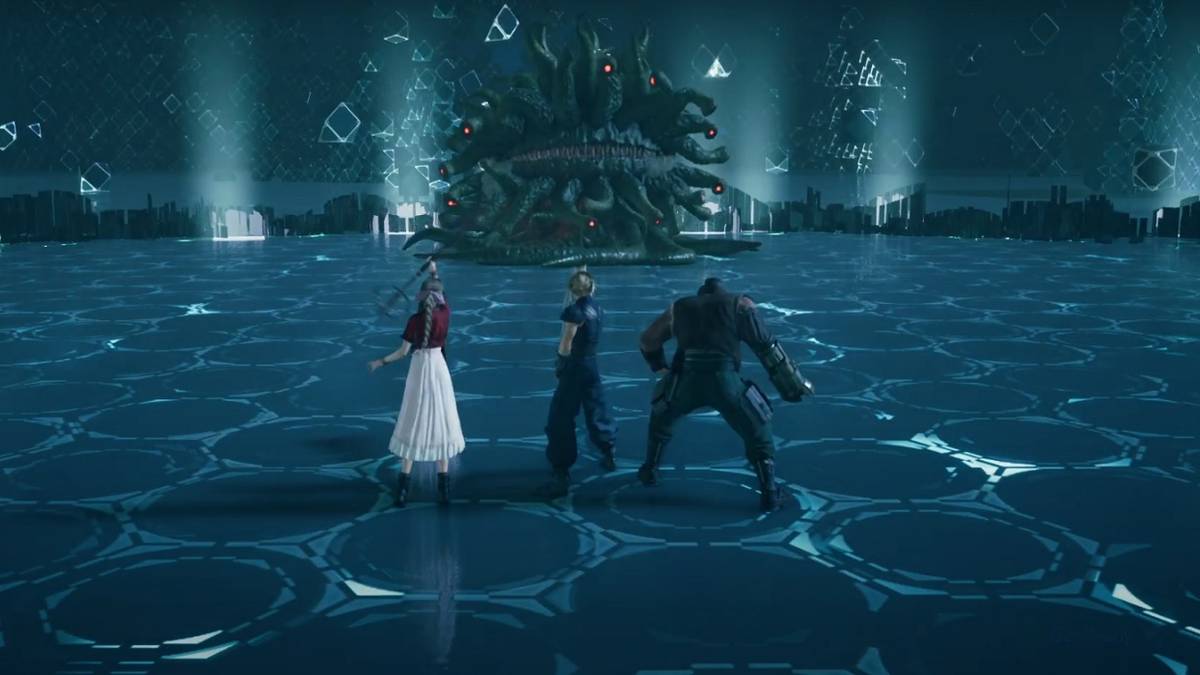 ff7 remake cloud aerith barret vs malboro