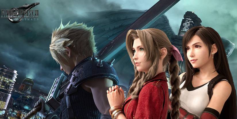 ff7 remake aerith cloud tifa