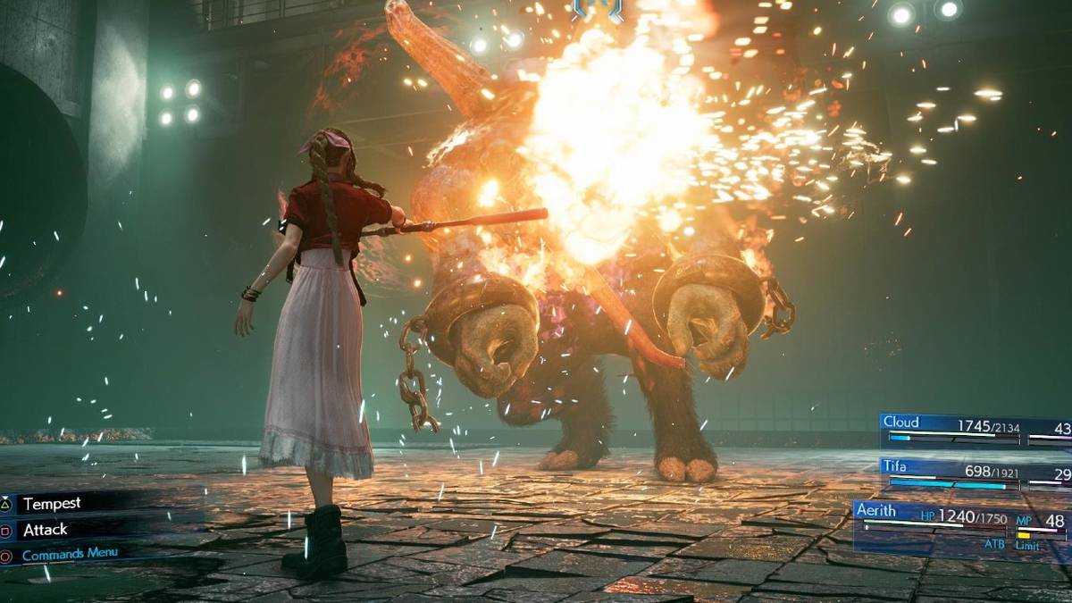 final fantasy 7 remake aerith combat