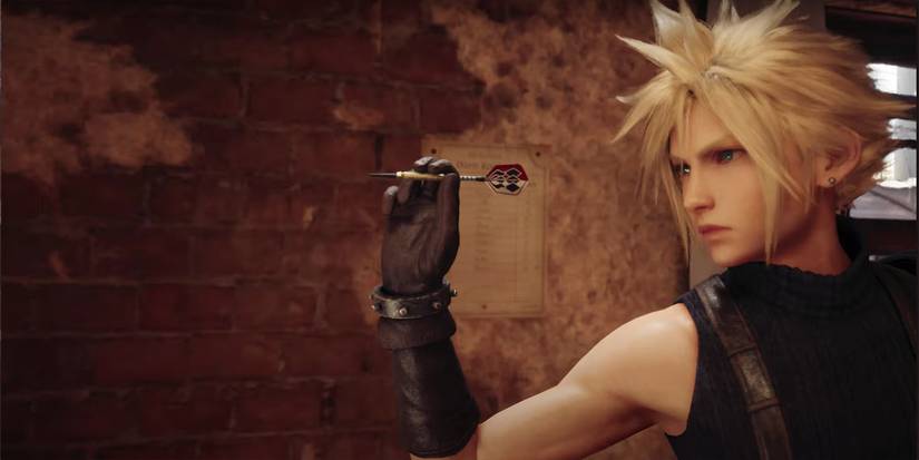 Cloud holding a dart