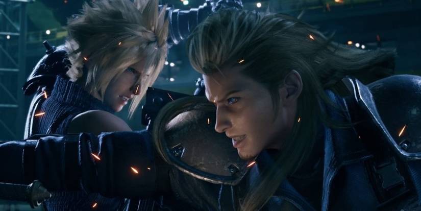 Final Fantasy 7 Remake Cloud VS Roche