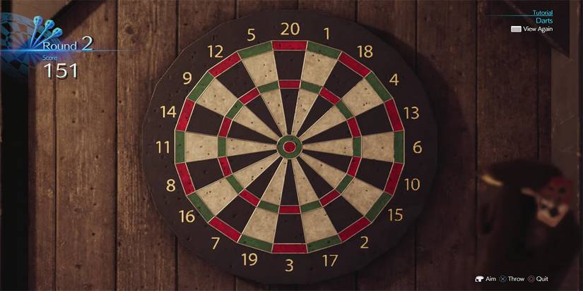 Final Fantasy 7 dartboard