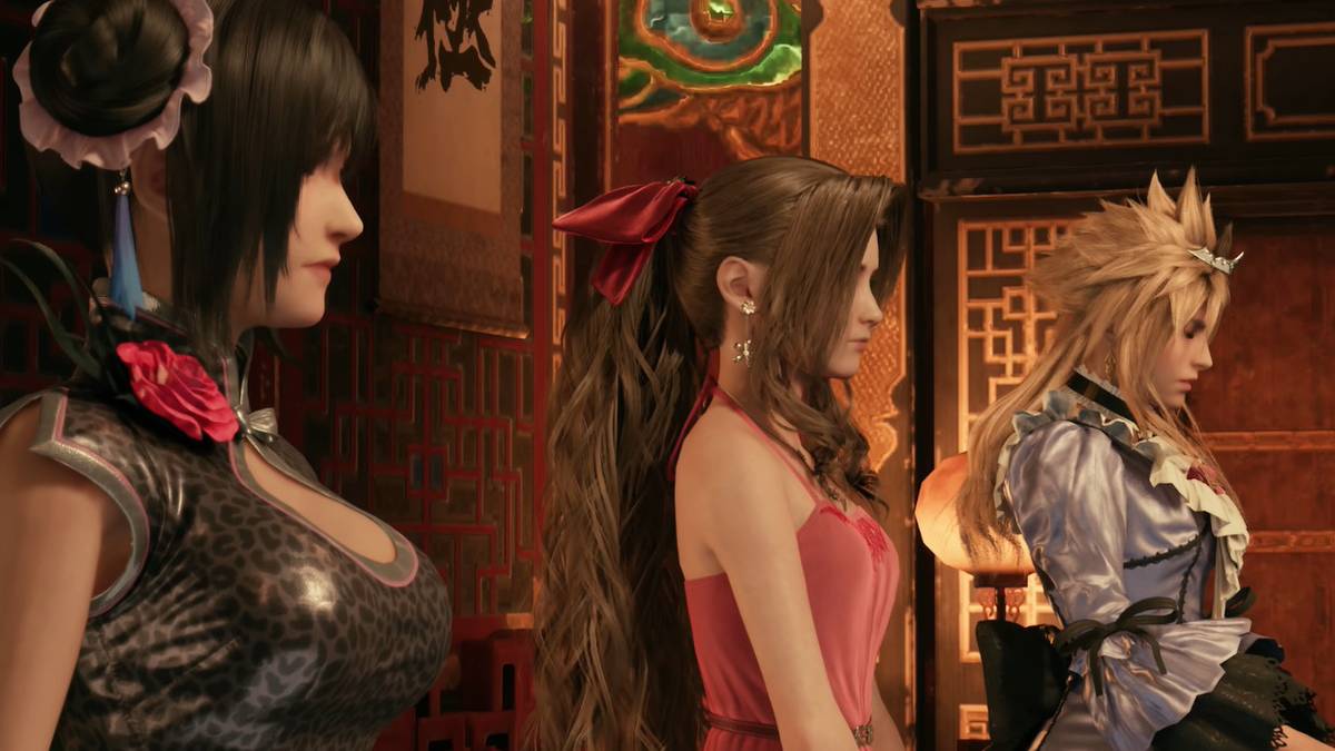 final fantasy 7 remake dressed to the nines