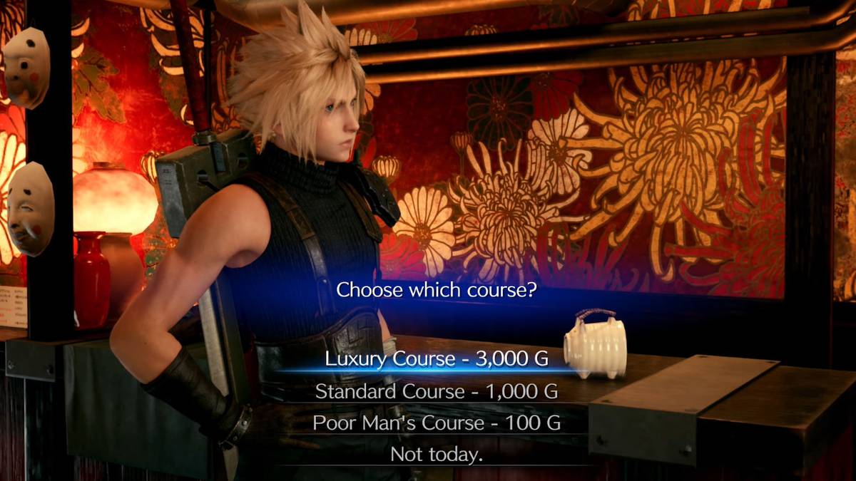 final fantasy 7 remake which course