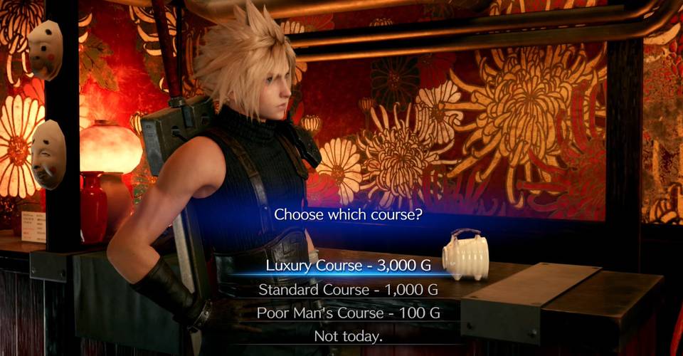 Which Madam M Massage Course Should You Choose In Final Fantasy 7 Remake