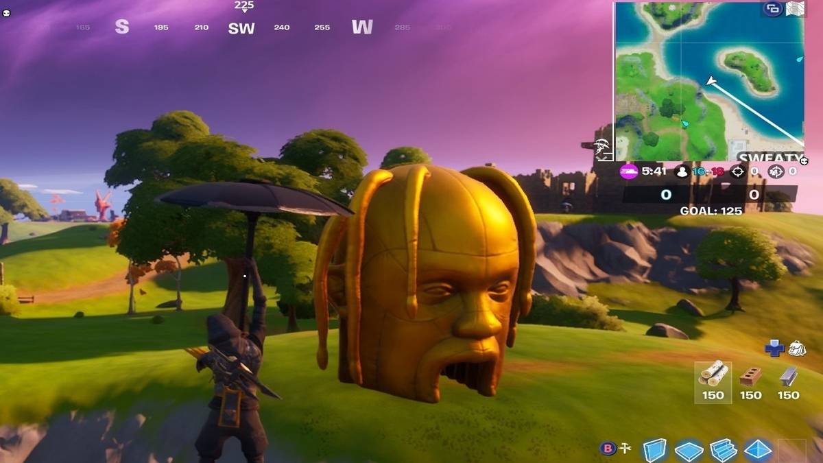 fortnite giant heads