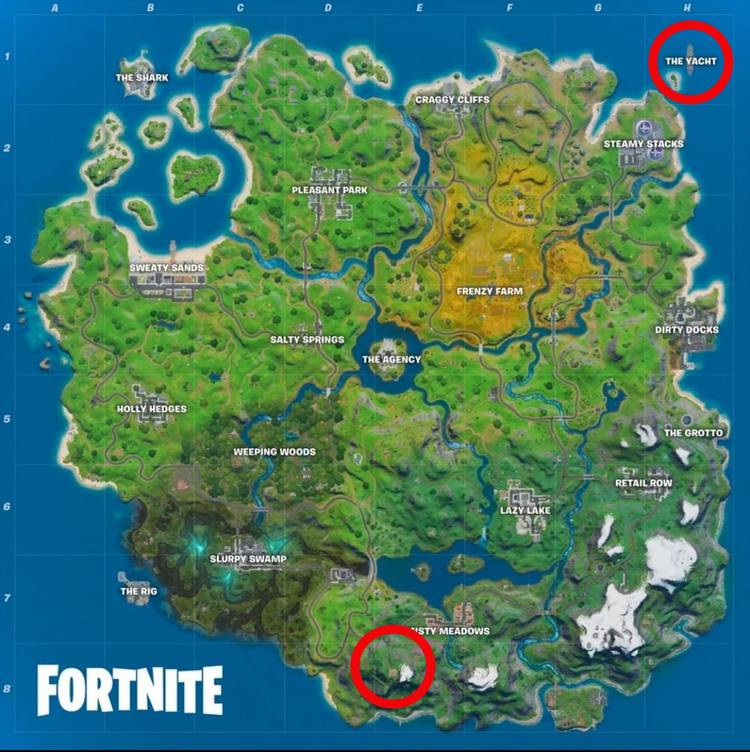 fortnite travis scott dance floor locations