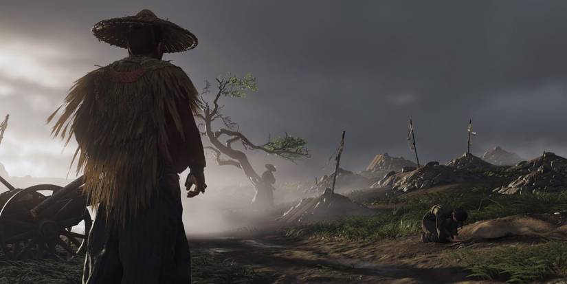 Ghost of Tsushima protagonist walking