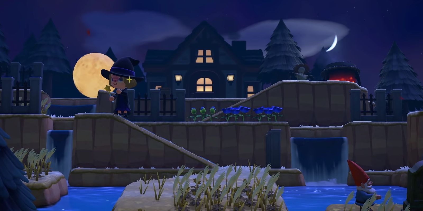 Animal Crossing Haunted House Terraforming