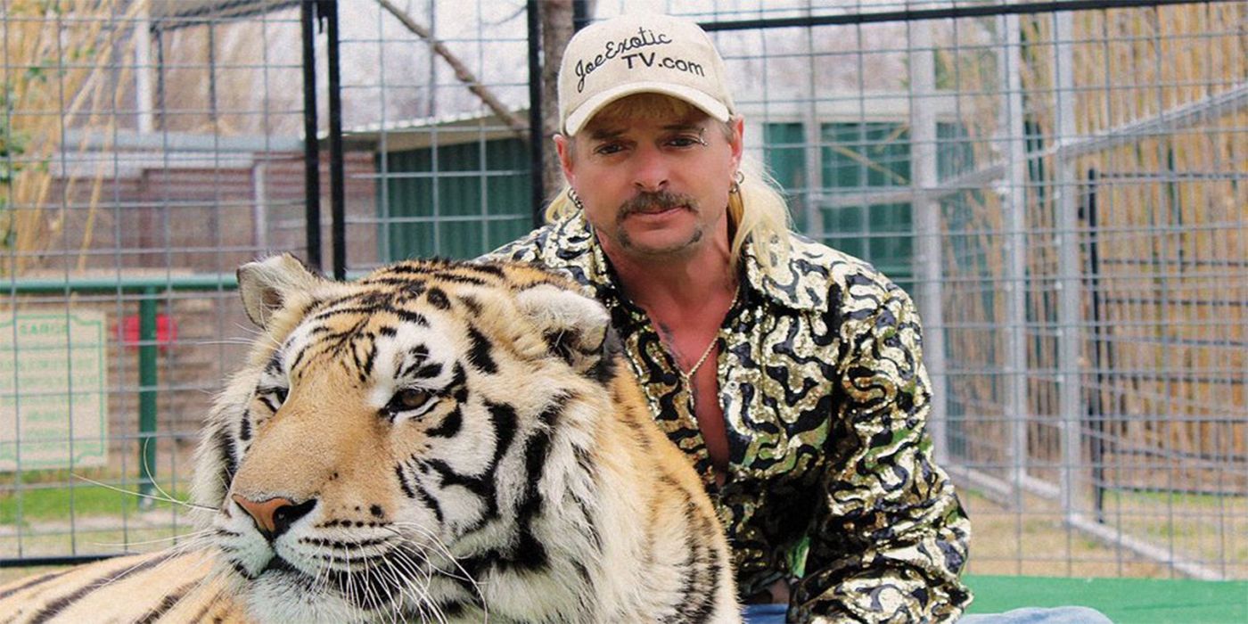 Joe Exotic with Tiger