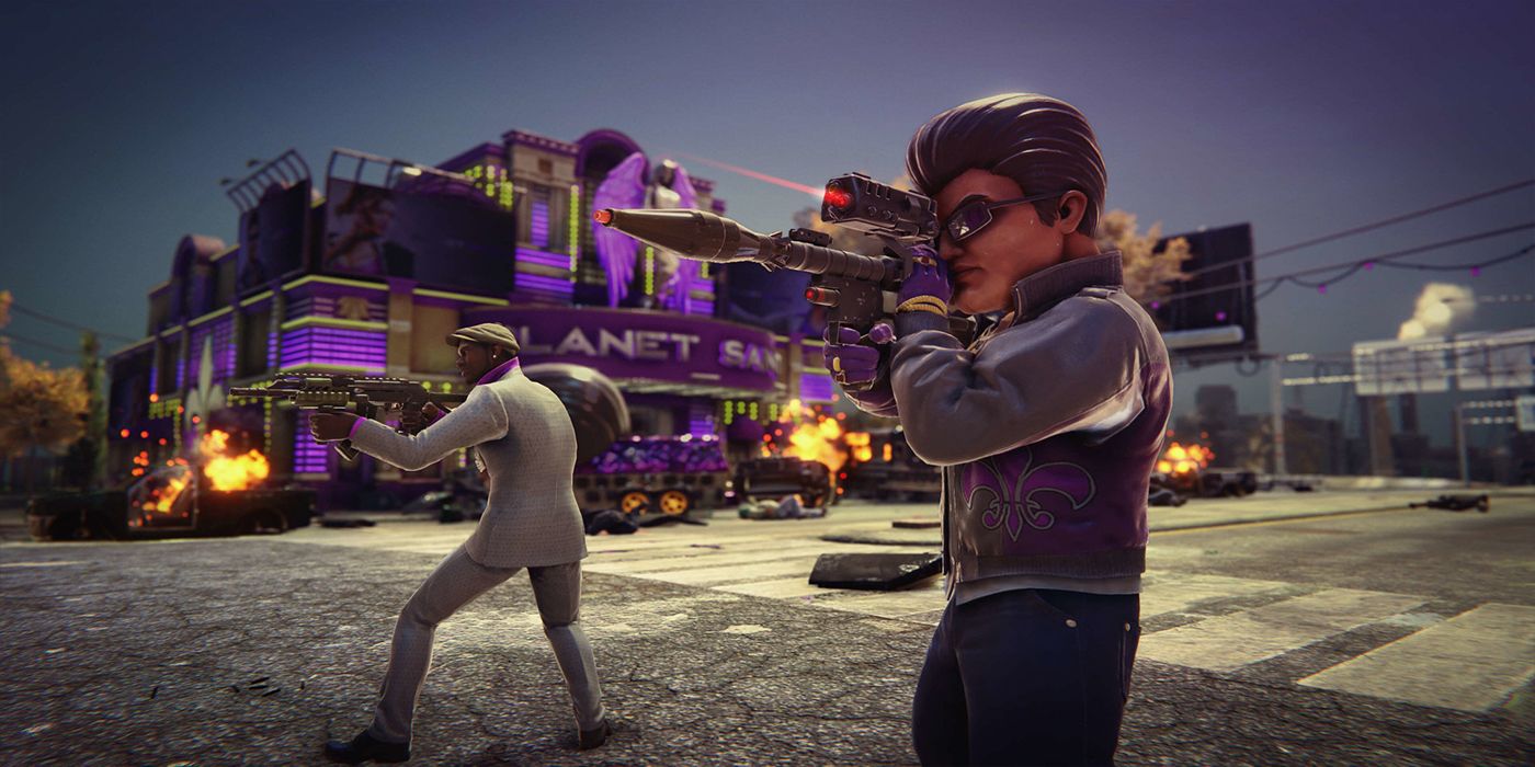 Johnny Gat suit in Saints Row 3 remastered